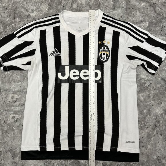 Adidas Jeep Juventus 2015/2016 Home Football Shirt Jersey Size L Adult - Picture 5 of 5